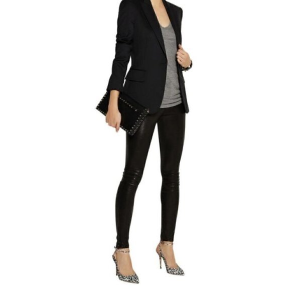 Brian Atwood White Lilith Snakeskin Leather Leopard Print Slingback Pumps - 5US - Picture 15 of 16